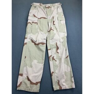 Vintage US Military Pants Mens 35x33 Desert Camo BDU Cargo Adjustable Waist 90s